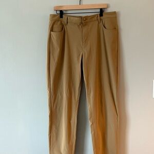 Men's Fabletics Don Trouser Tan Pants